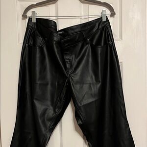Wild Fable Women’s Black Faux Leather Pants